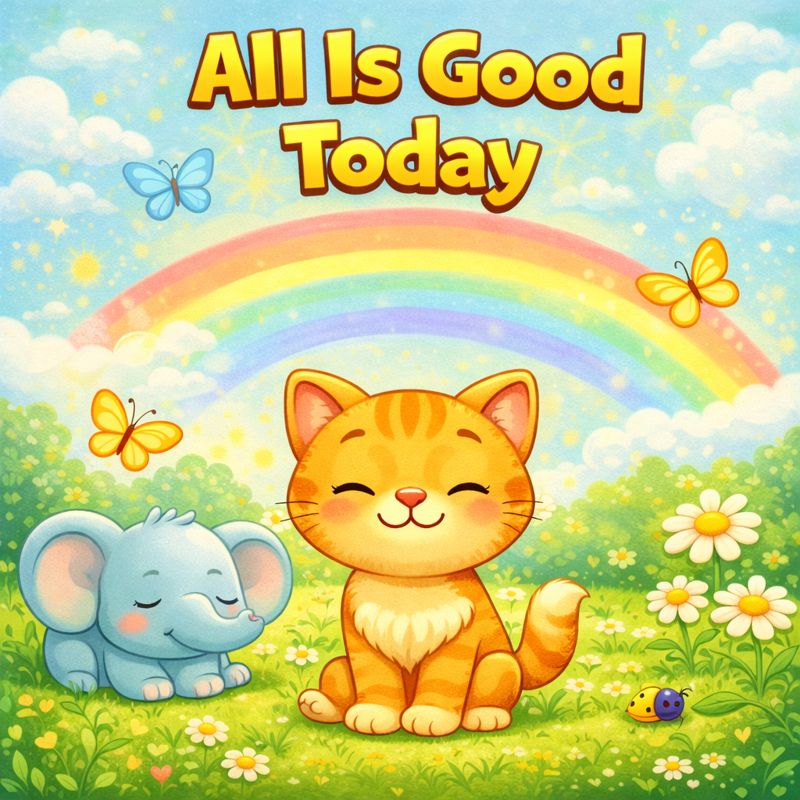 Ruhiges englisches Kinderlied mit positiver Stimmung