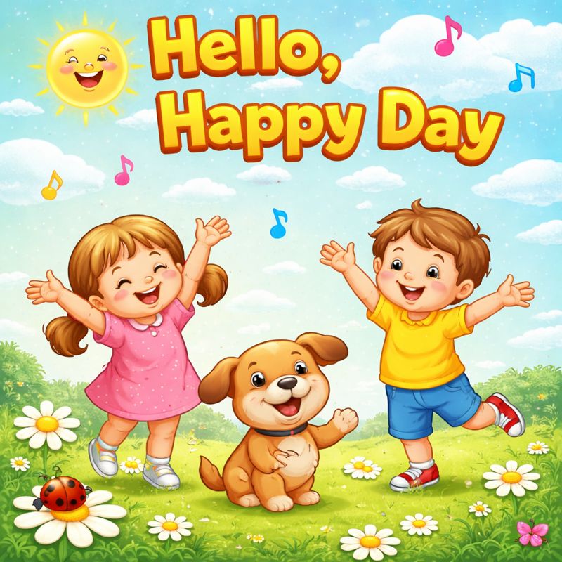 Fröhliches englisches Kinderlied zum Mitsingen